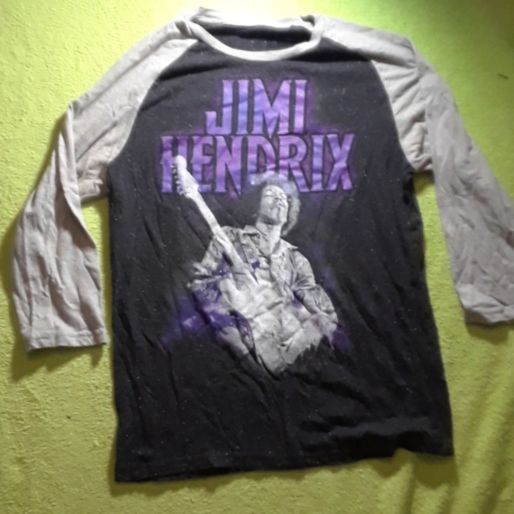 Jimi hendrix 3/4 sleeve tee
